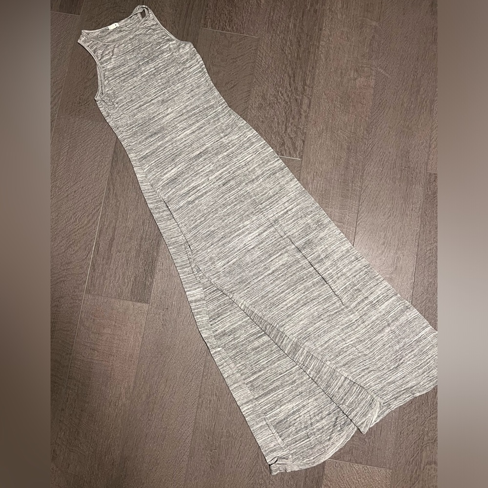 Body con high slit maxi dress